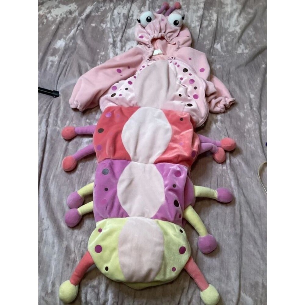 0-6 Months pink Caterpillar Halloween Costume